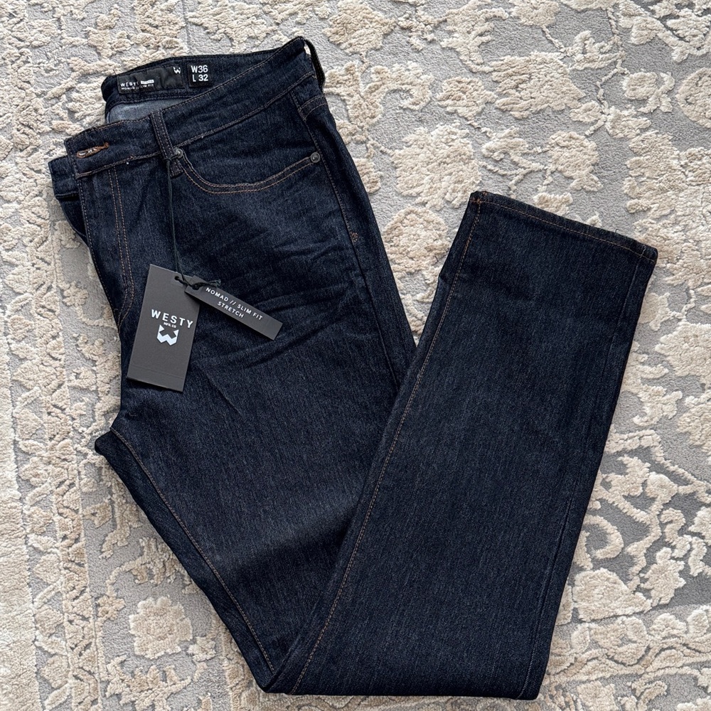 Westy Men's Slim Jeans - Dark Blue